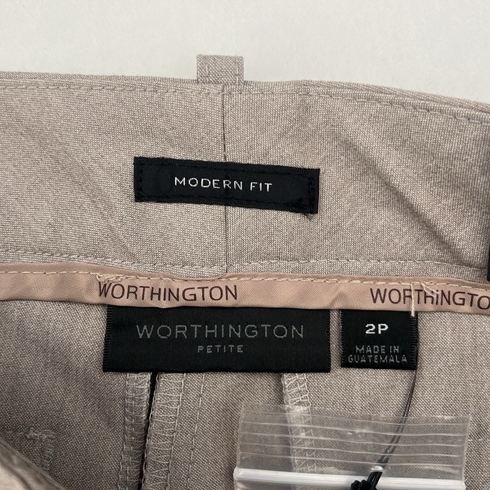 Worthington dress pants modern fit size 2 petite - Picture 5 of 10